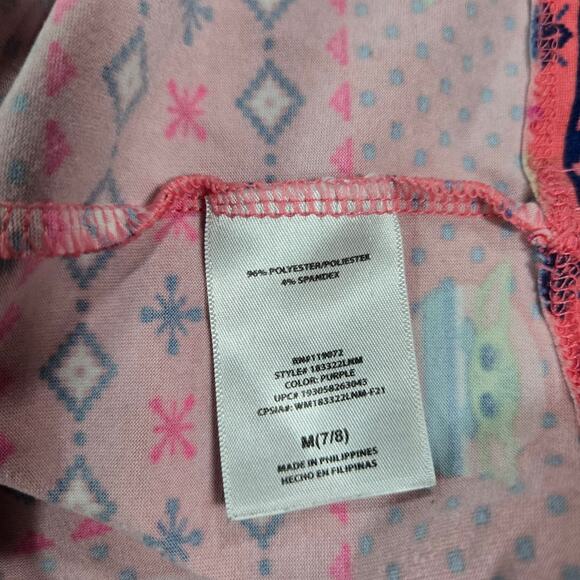 Star Wars Girls 7/8 Grogu Mandalorian Pink Dress Disney Play Cosplay Costume EUC - Picture 5 of 6